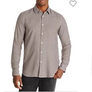 Hugo Boss Slim Fit Organic Cotton Long Sleeve Shirt